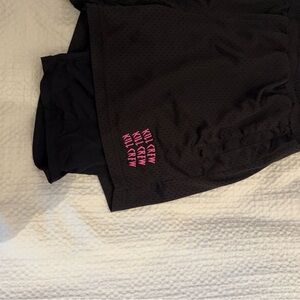Kill Crew Black Shorts with Pink Logo
